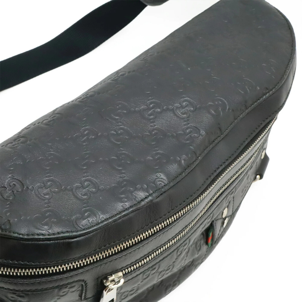 GUCCI Black Leather Pouch - Picture 8 of 9